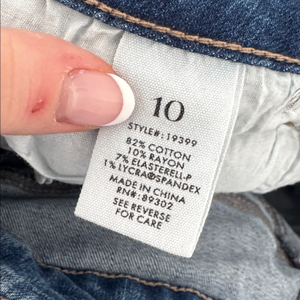 ARULA Distressed Flare Jeans - Size 10 - Picture 7 of 7